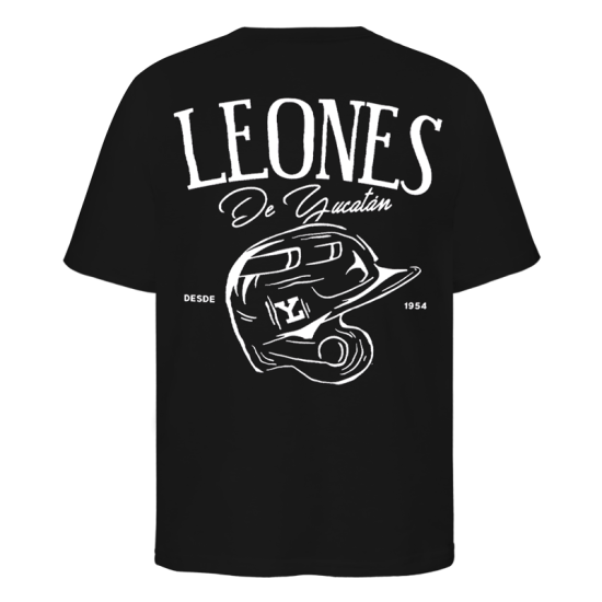 Playera Leones de Yucatán Gris Adulto Oversize
