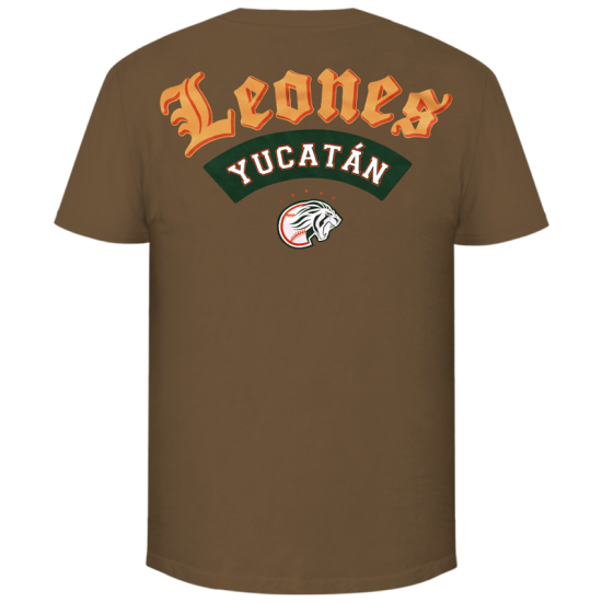 Playera Leones Yucatán Café Caballero