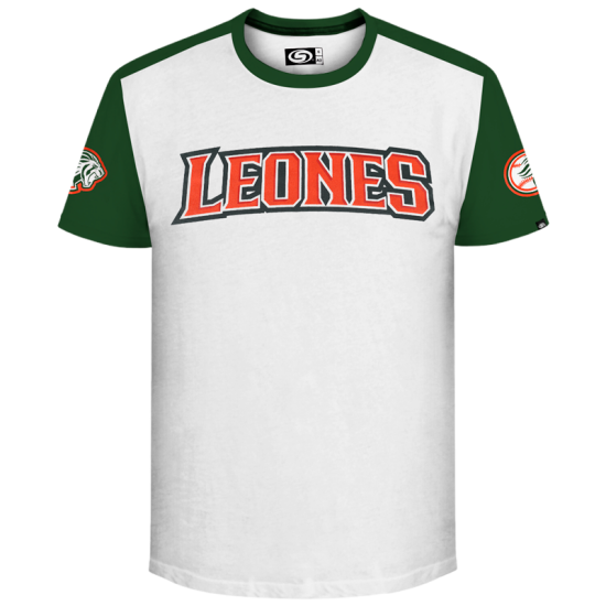 Playera Leones Ranglan Bco/Vde Caballero