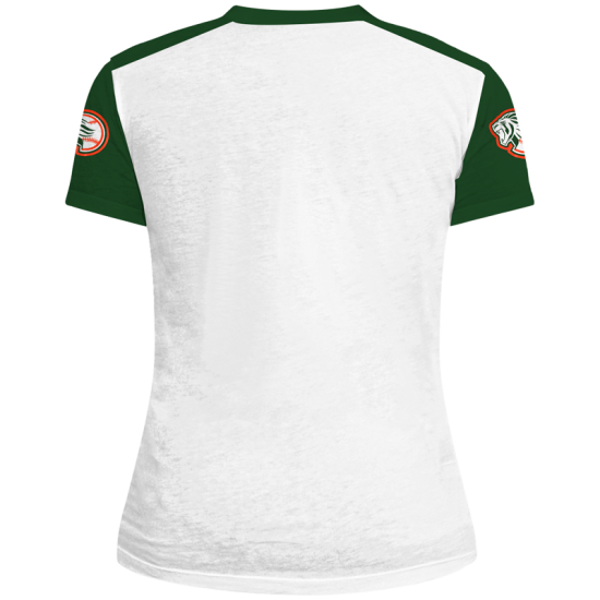 Playera Leones Ranglan Bco/Vde Dama