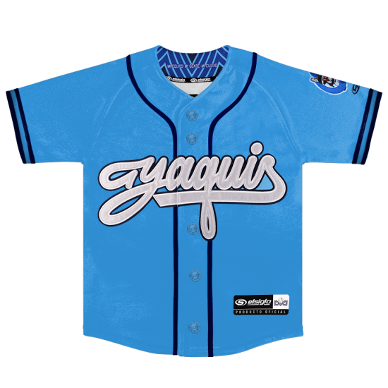 Jersey Yaquis Azul 26-27 Infantil