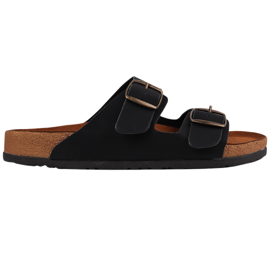 Sandalia de Cuero Negro SF Yaquis